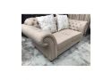 St Kilda Chesterfield Style Fabric 2 Seater Lounge Suite